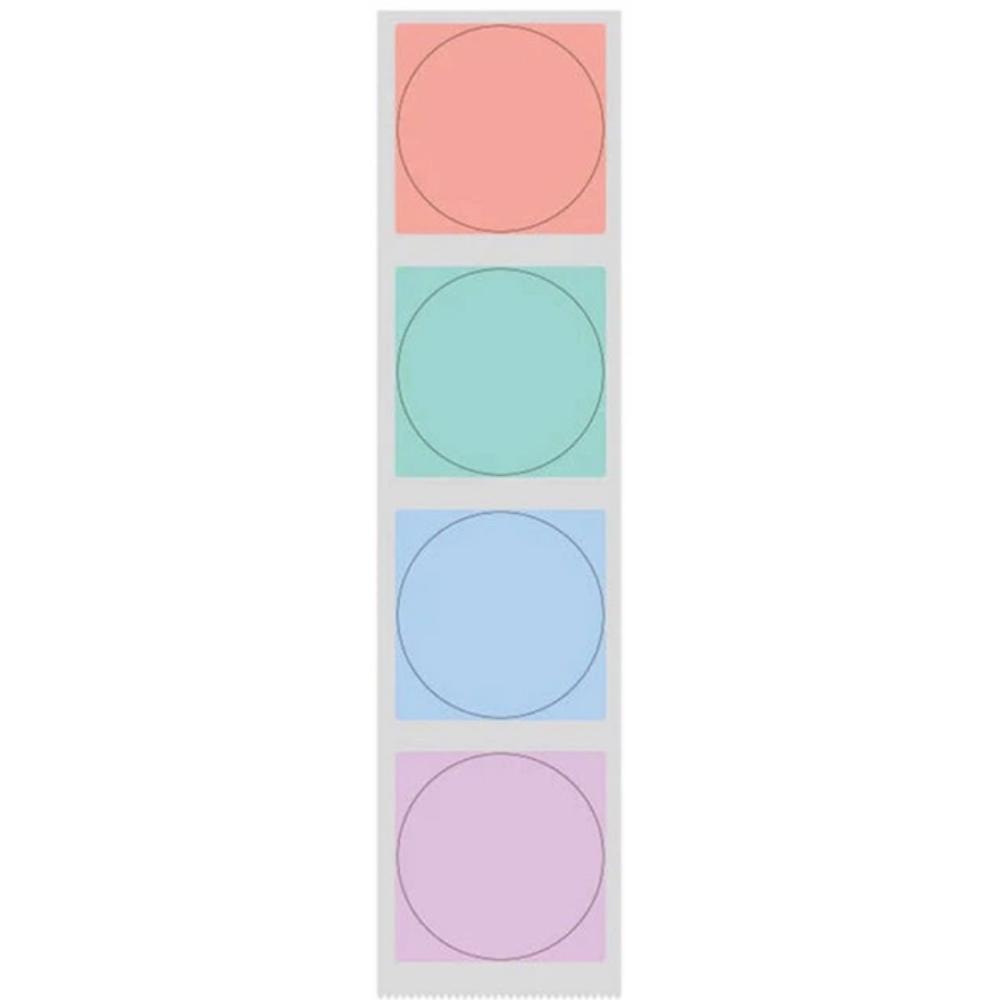 Niimbot Αυτοκόλλητες Θερμικές Ετικέτες Στρογγυλές T 41x41mm 175τμχ Πολύχρωμο (T4141-175) (NIIT4141-175)