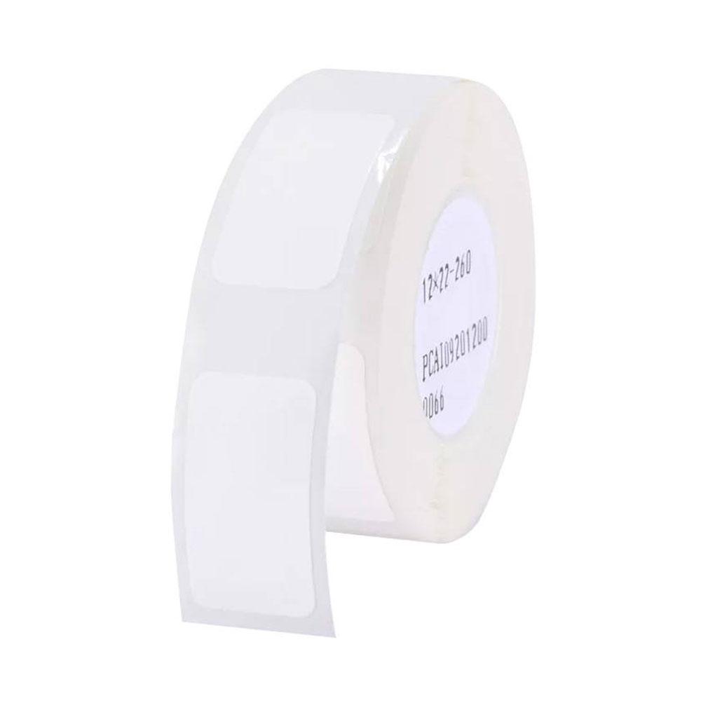 Niimbot Αυτοκόλλητες Θερμικές Ετικέτες 12x22 mm 260τμχ Λευκό (T1222-260WHITE) (NIIT1222-260WHITE)