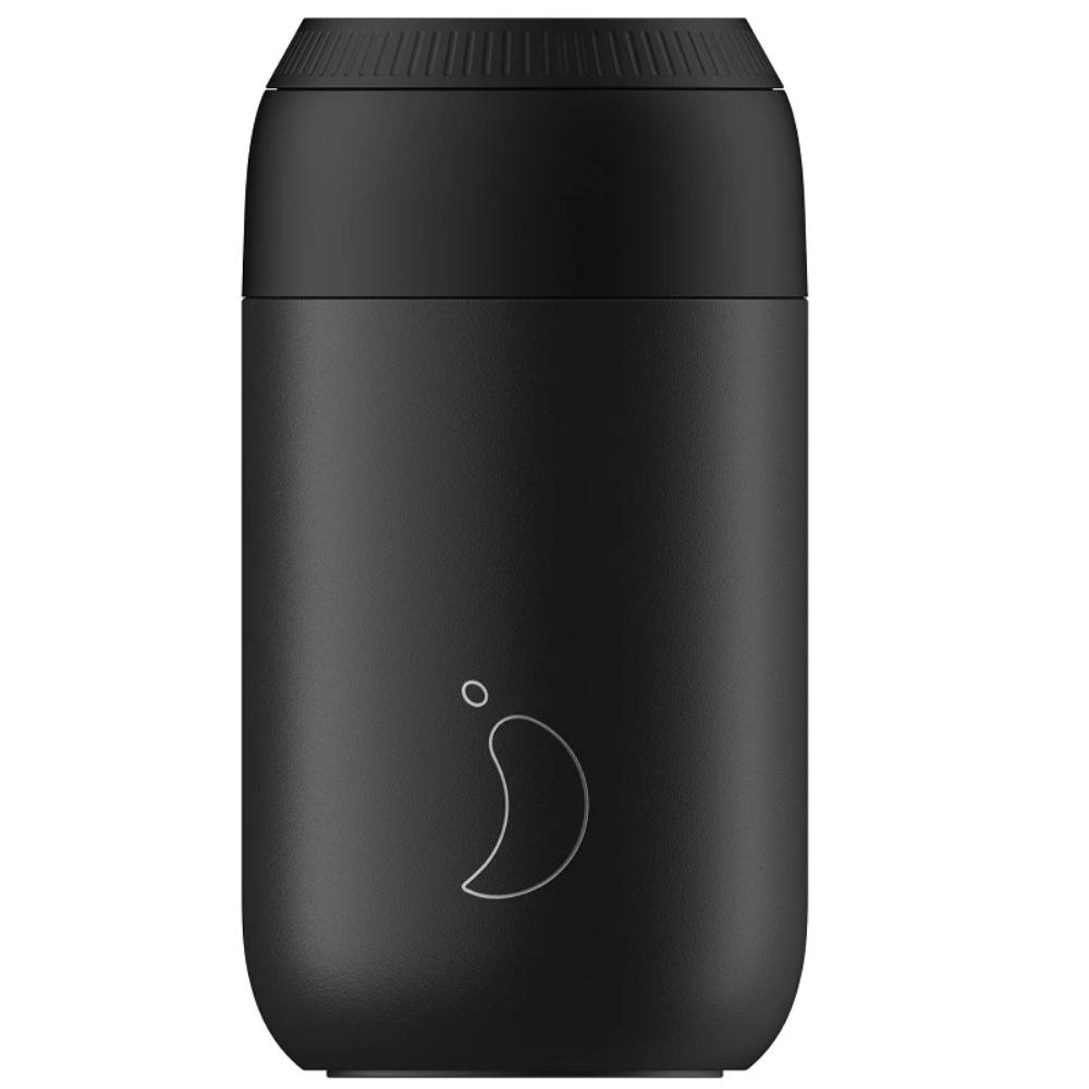 Chilly's Ποτήρι Θερμός Series 2 Coffee Cup Abyss Black 340ML 22120 (22120) (CHI22120)