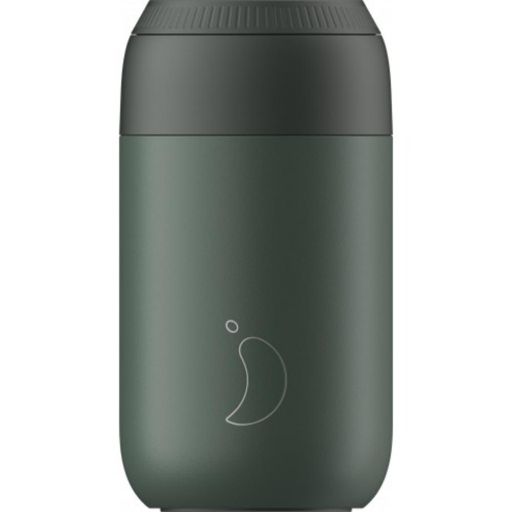 Chilly's Ποτήρι Θερμός Series 2 Coffee Cup Pine Green 340ML 22114 (22114) (CHI22114)