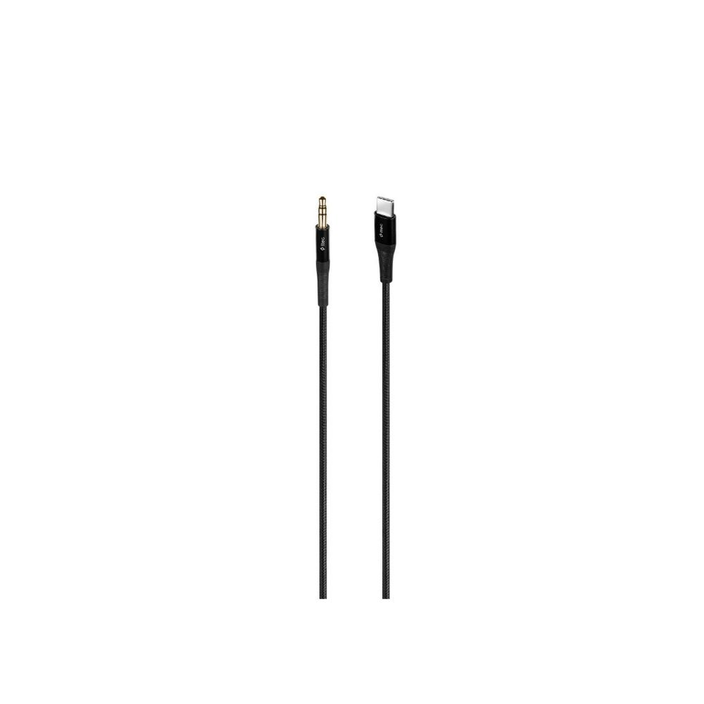 ttec Aux - USB-C Cable100cm Black (2AK03S) (TTEC2AK03S)