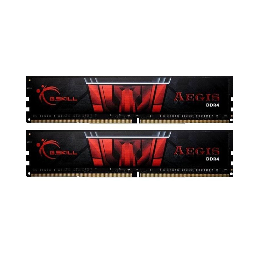 G.Skill RAM Aegis DDR4-3000MHz 16GB Kit (2x8GB) (F4-3000C16D-16GISB) (GSKF43000C16D16GISB)