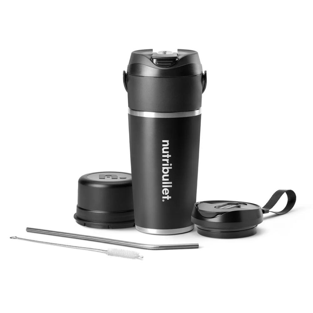 NutriBullet Flip Portable Blender for Smoothies 0.6lt Black  (NBP016B)