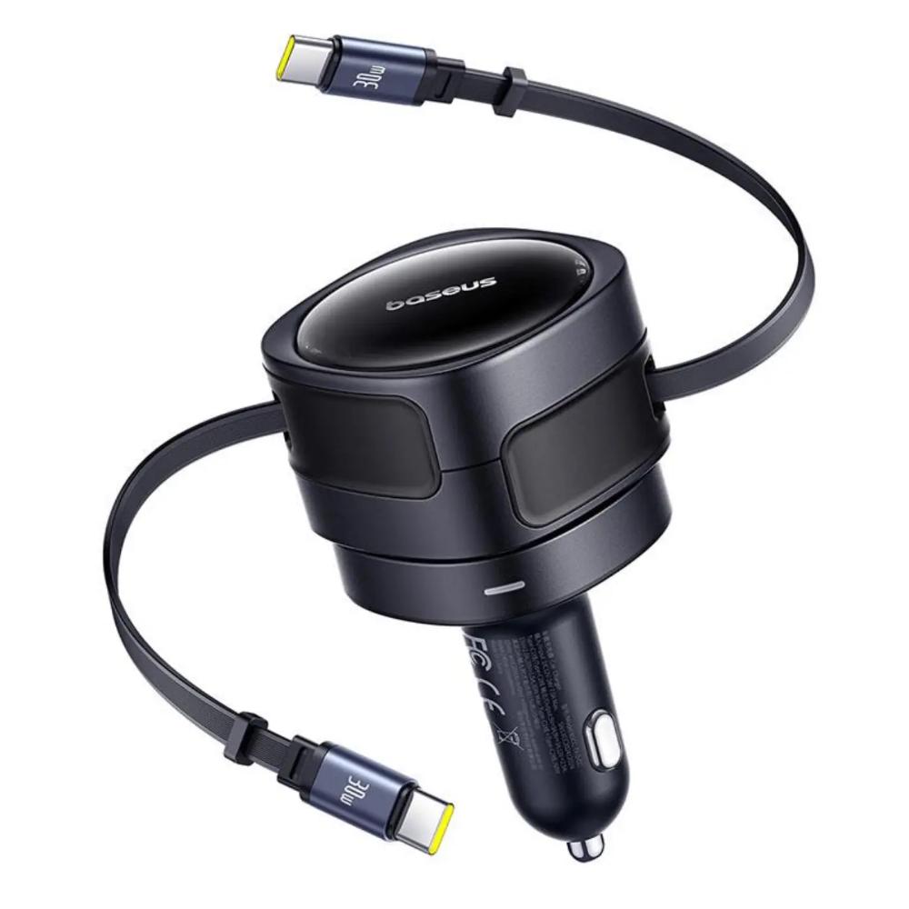 Baseus Enjoyment Max Φορτιστής Αυτοκινήτου 90W Μάυρο (C00035507121-02) (BASC00035507121-02)