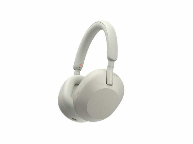 Sony WH-1000XM5 Bluetooth Headphones with Microphone Silver (WH1000XM5S.CE7) (SNYWH1000XM5S-CE7)
