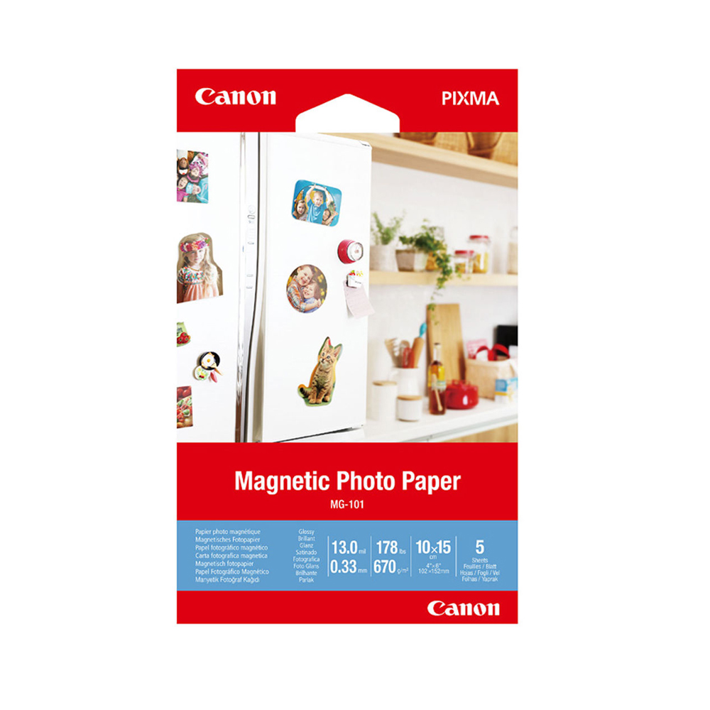 Canon Μαγνητικό Φωτογραφικό Χαρτί MG-101 10x15 (3634C002) (CAN-MG101)