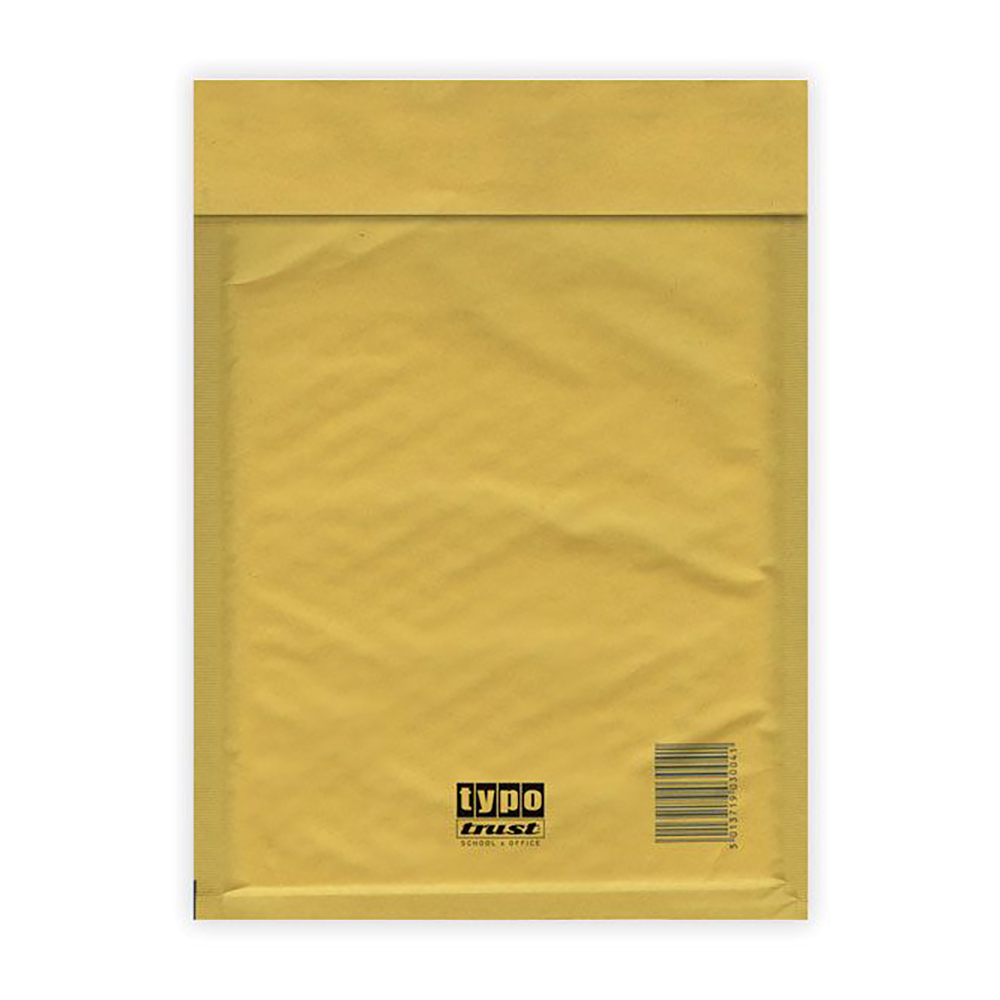 Typotrust Φάκελος με Φυσαλίδες 100x165mm 1Α-211 (Συσκευασία των 10τμχ) (3071) (TYP3071)