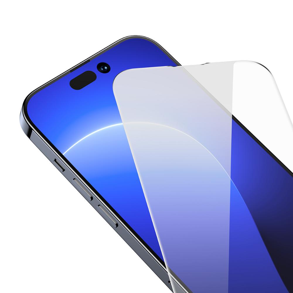 Baseus Crystal Tempered Glass 0.3mm for iPhone 14 Pro 2pcs (SGBL100102) (BASSGBL100102)