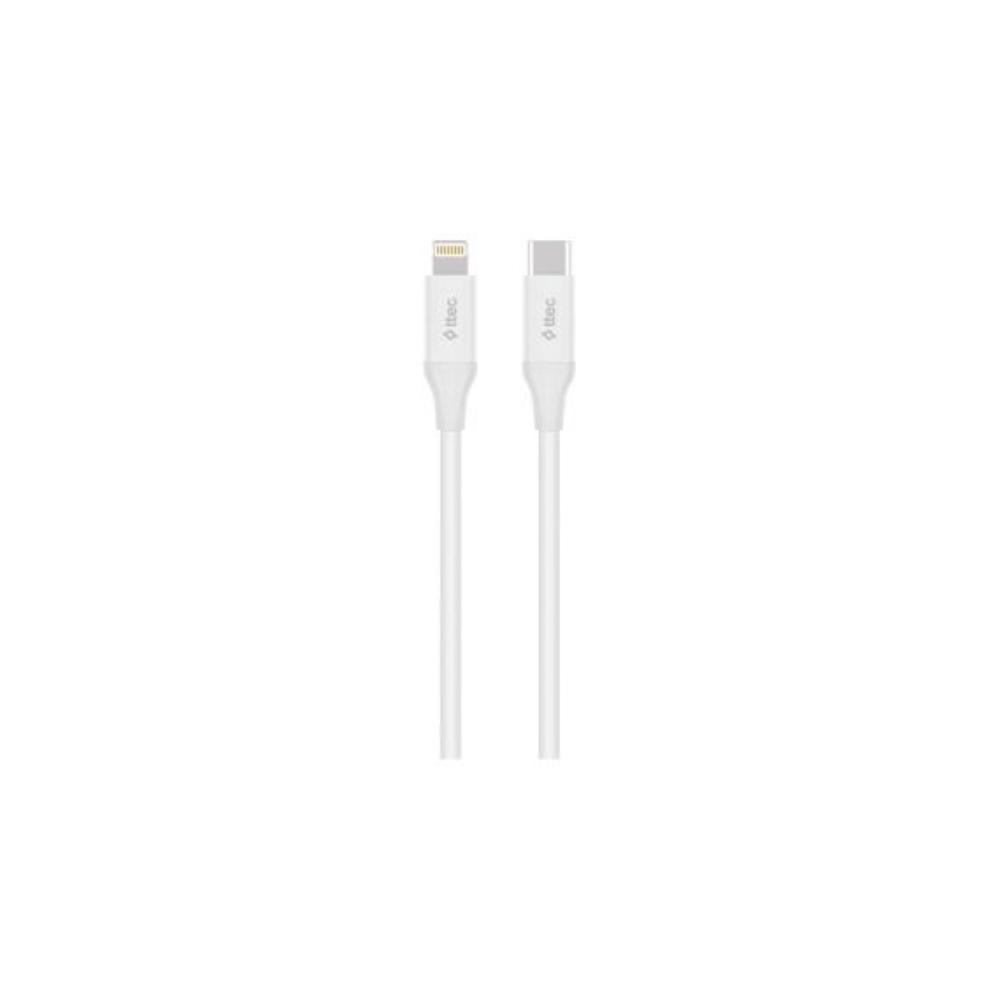 ttec Type-C - Lightning Fast Charging Cable 150cm White (2DK40B) (TTEC2DK40B)