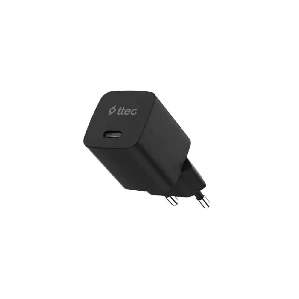 ttec SmartCharger GAN 45W PD Travel Fast Charger Black (2SCG45S) (TTEC2SCG45S)