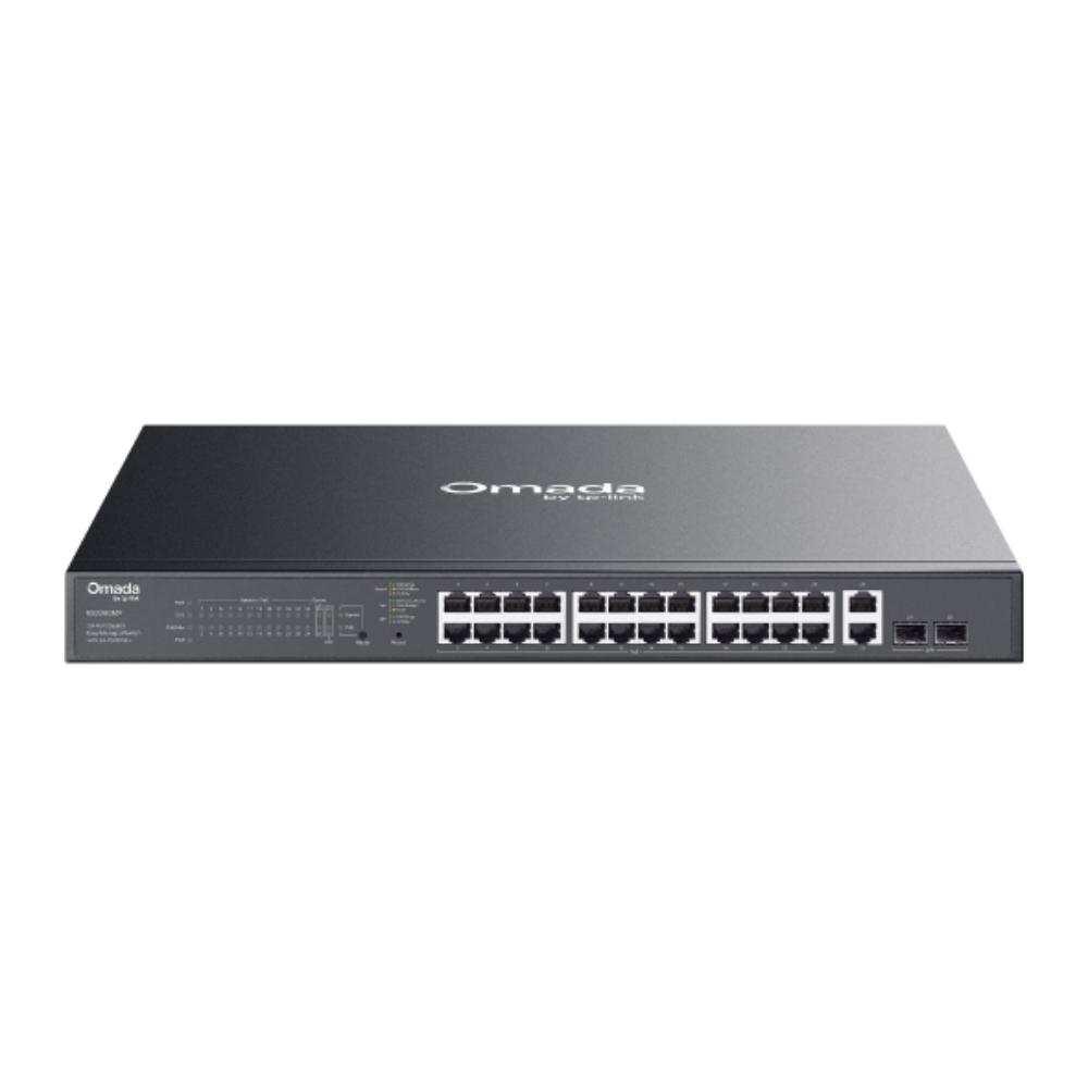 TP-Link Omada 28-Port Gigabit Easy Managed Switch with 24-Port PoE+ (ES228GMP) (TPES228GMP)