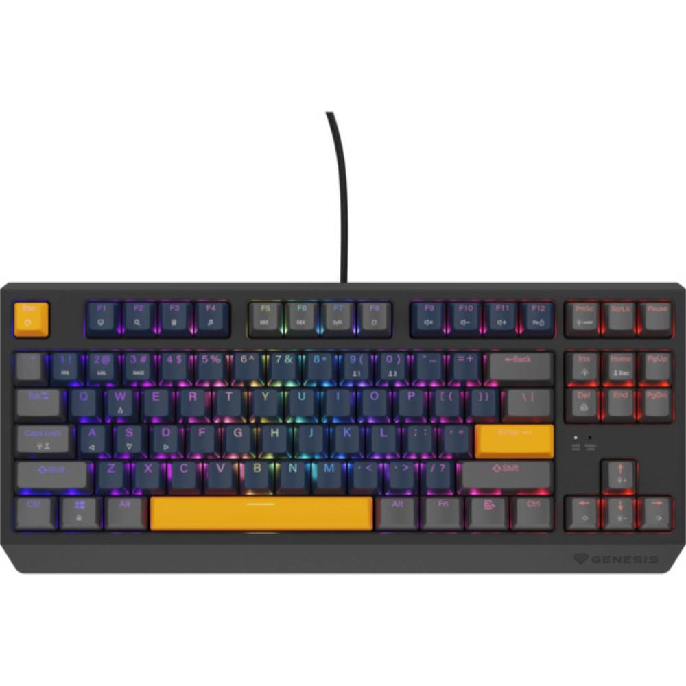 Genesis Gaming Keyboard Thor 230 Tkl Naval Blue Positive US RGB Mechanical Outemu Panda (NKG-2163) (GNSNKG-2163)