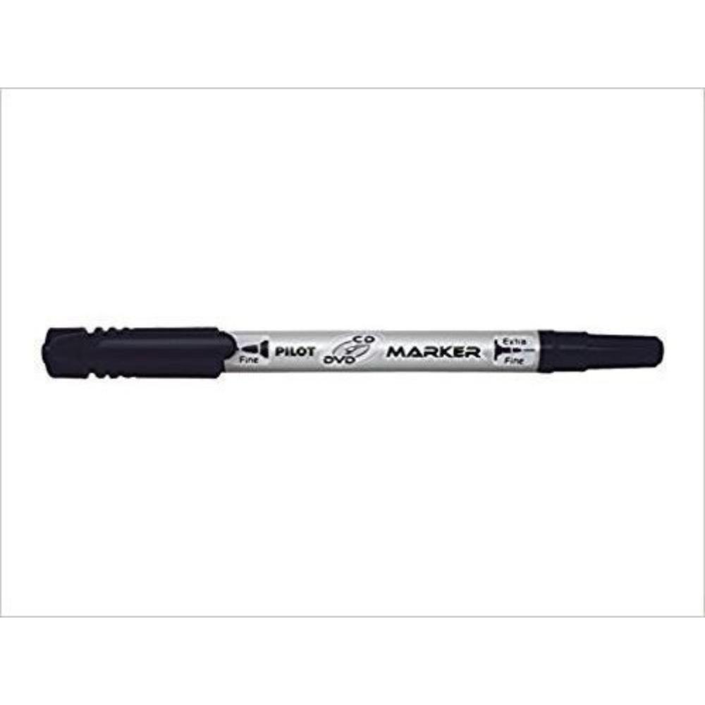 Pilot Twin-Tip CD/DVD Permanent Marker Fine & Extra Fine Black (SCA-TMCD) (PILSCA-TMCD)