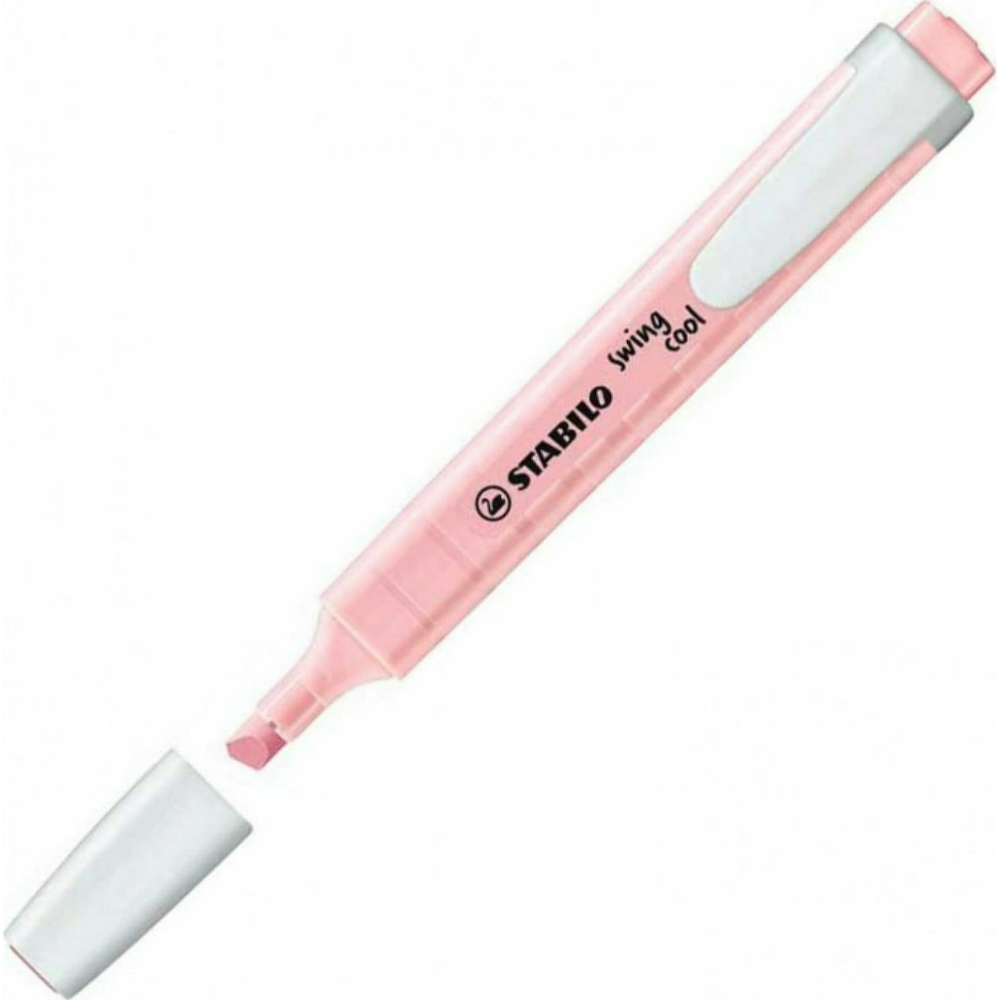 Stabilo Swing Cool Highlighter Pastel Pink 4mm (275/129-8) (STAB275-129-8)