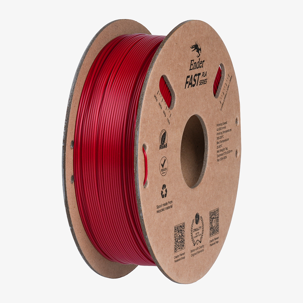 Creality Ender Fast PLA Fire Red 300mm/s 3D Printer Filament  1 kg Spool,1.86