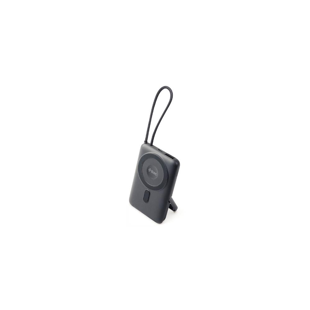 ttec Recharger M LCD 10.000 mAh. Magesafe comp PD20W Powerbank (2BB230GR) (TTEC2BB230GR)