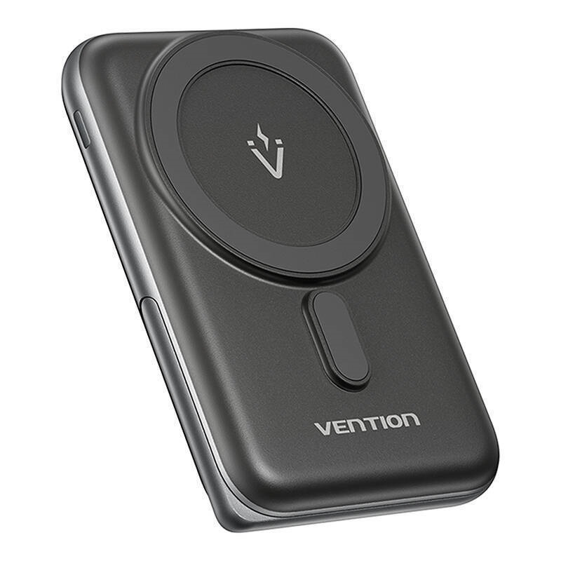 VENTION 10000mAh Magnetic Wireless Power Bank (USB-C + Wireless) 20W Black (FHNB0) (VENFHNB0)