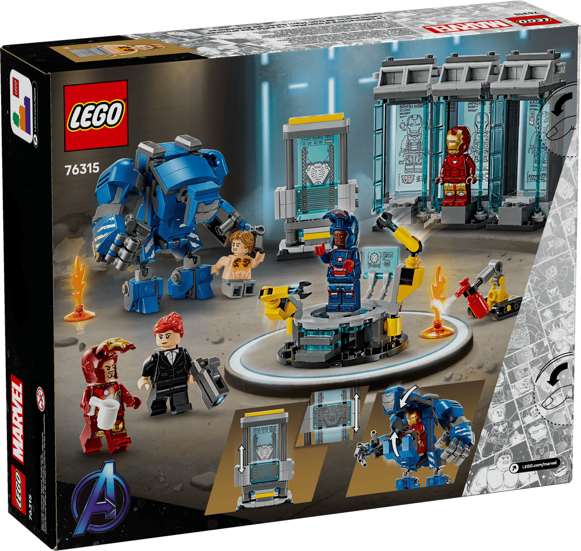 Lego Marvel Super Heroes Iron Man's Laboratory: Hall of Armor (76315) (LGO76315)