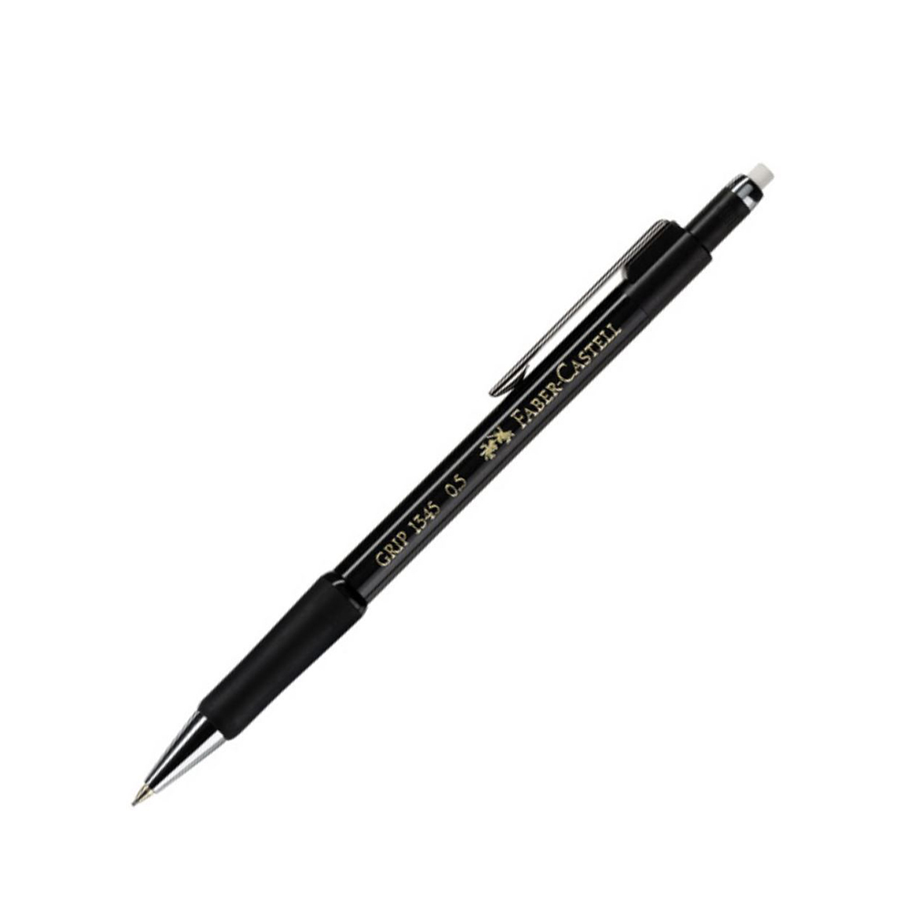 Faber-Castell Μηχανικό Μολύβι 0.5mm με Γόμα - Μαύρο (134599) (FAB134599)