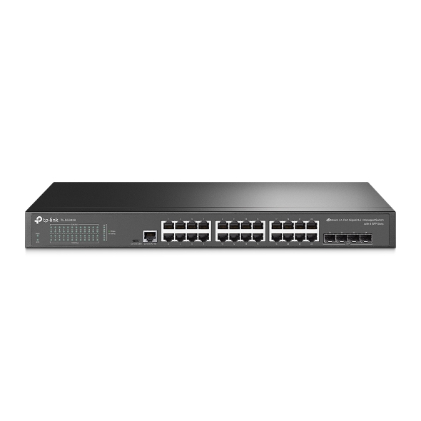 TP-Link JetStream 24-Port Gigabit L2 Managed Switch with 4 SFP Slots (SG3428) (TPTL-SG3428)