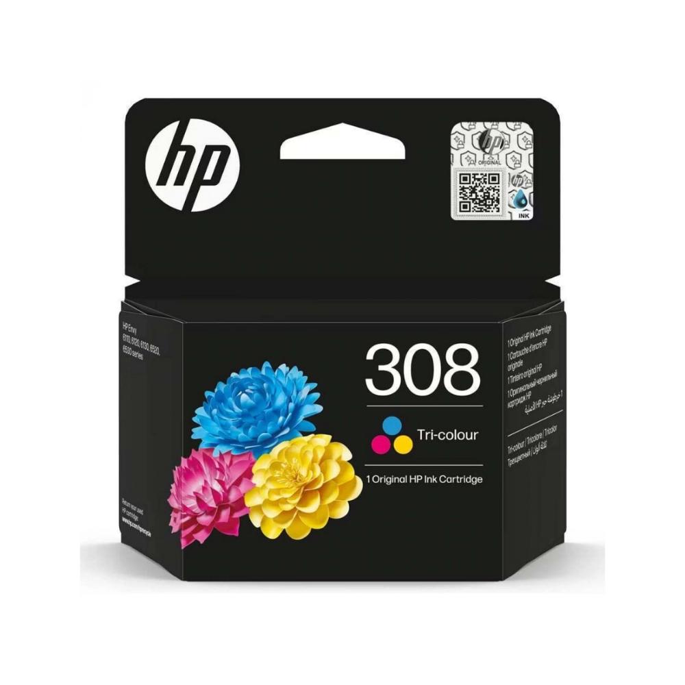 HP Μελάνι Inkjet No.308 Tri-Color (7FP20UE) (HP7FP20UE)