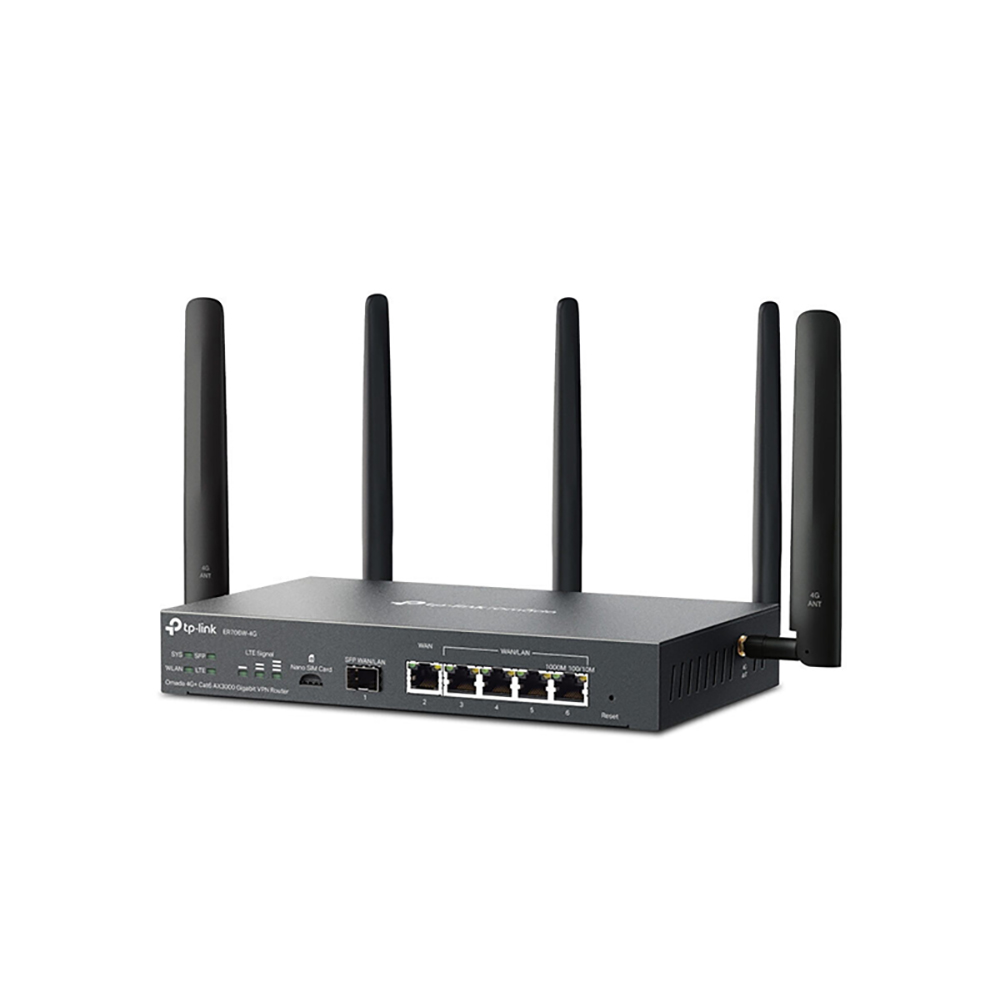TP-Link Omada 4G+ Cat6 AX3000 Gigabit VPN Router (ER706W-4G) (TPER706W-4G)