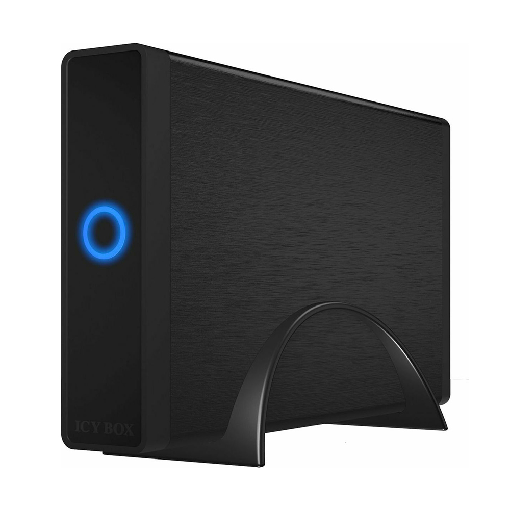 Raidsonic ICY BOX Enclosure for 1x HDD/SSD with USB 3.1 (Gen 2) Type-C Interface and LED Ring (IB-377-C31) (ICYBIB-377-C31)