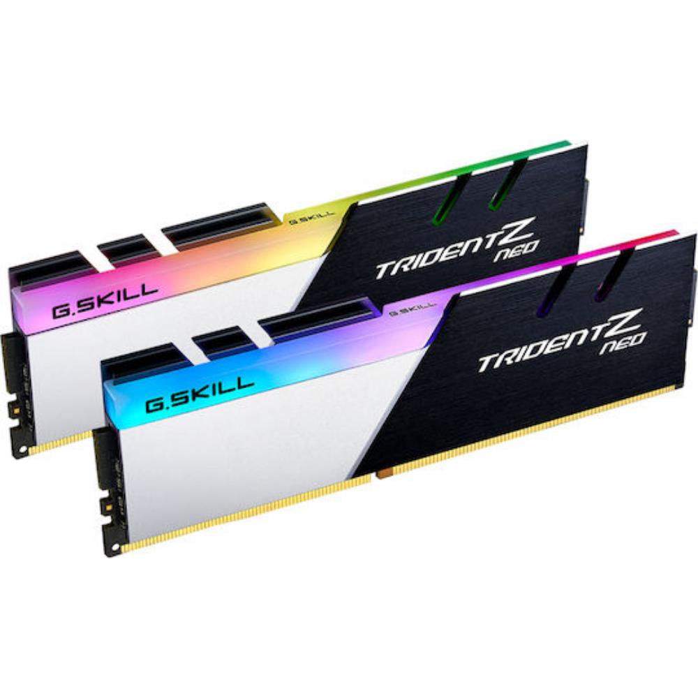 G.Skill Trident Z Neo DDR4 32GB RAM με 2x16GB Modules και Ταχύτητα 3600 για Desktop (F4-3600C18D-32GTZN)