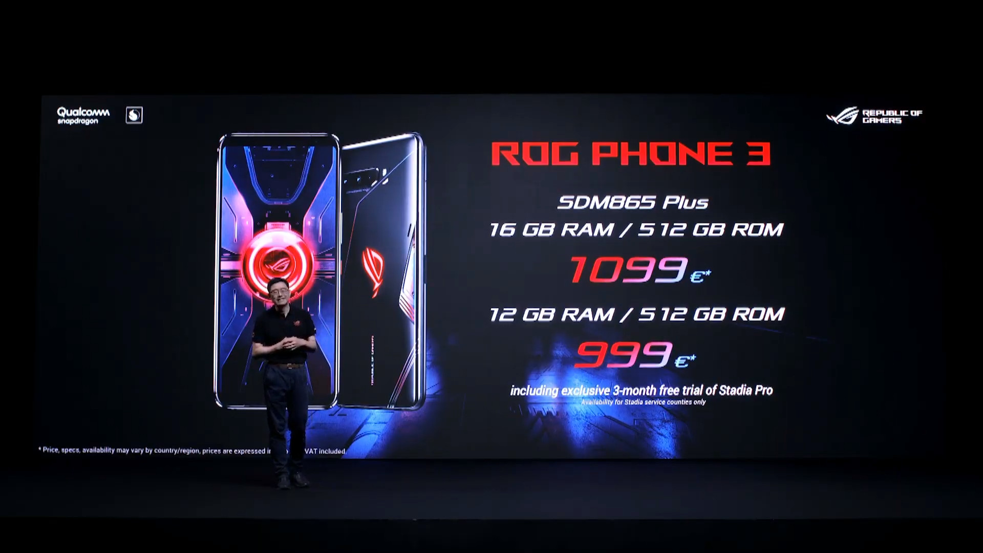 Asus Rog Phone 3 Series Release Qualcomm Snapdragon 865 Plus Chipset And 144hz Display From Rm3935 Technave