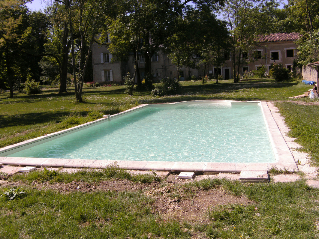 Irrijardin Piscine Du Jour Piscine Avec Un Liner Sable Facebook