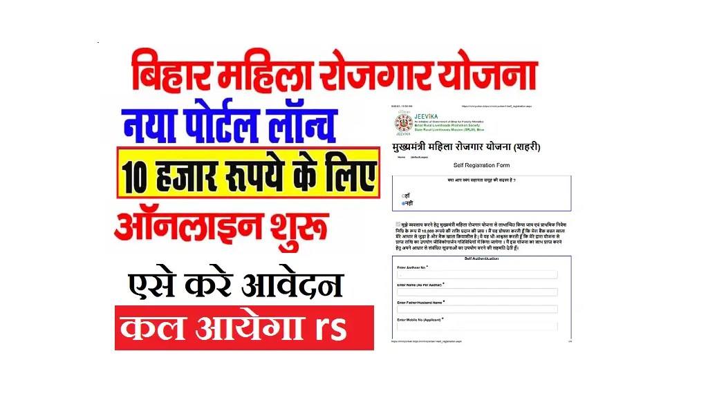 Bihar Mukhyamantri Mahila Rojgar Yojana Payment Date 2025