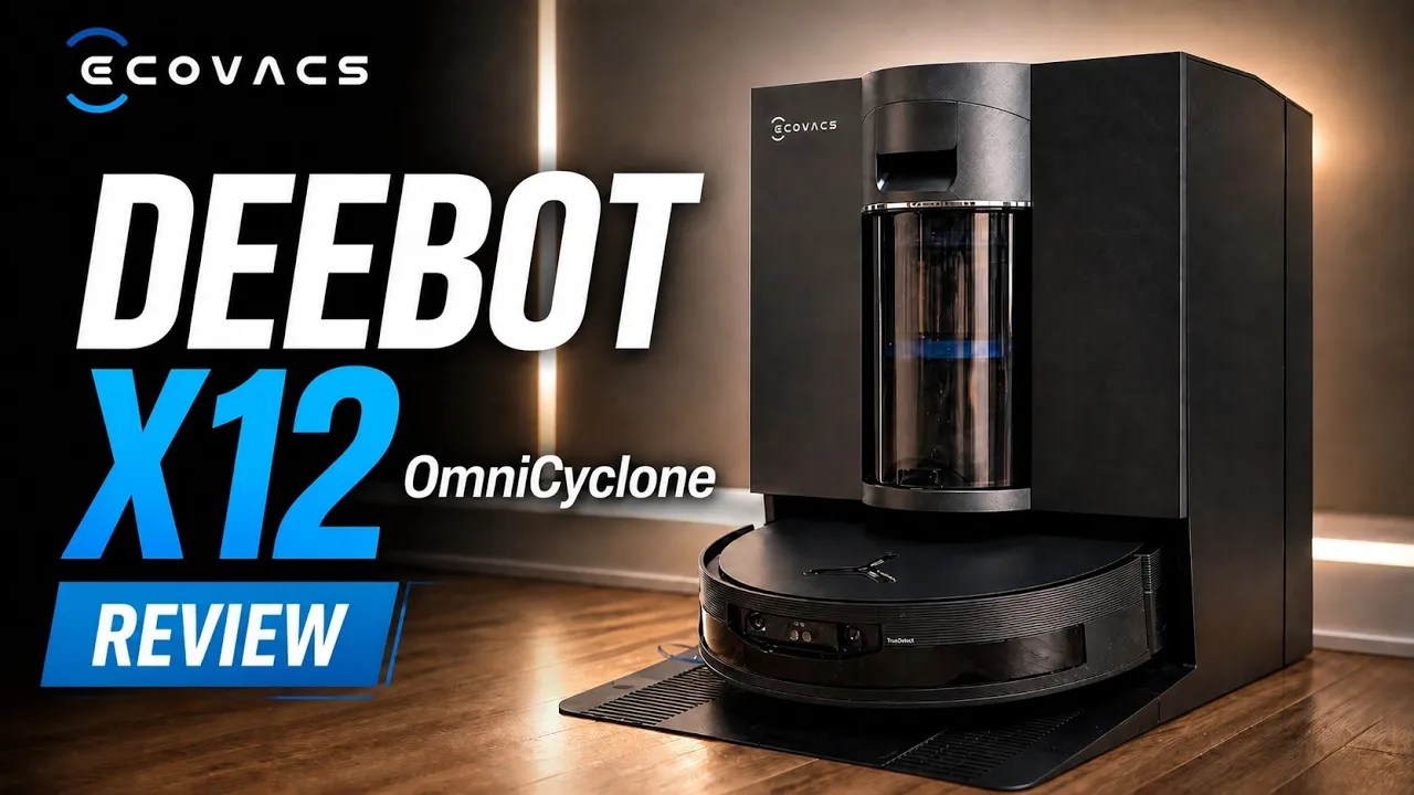 BEST Robot Vacuum Mop? New ECOVACS DEEBOT X12 OmniCyclone Review