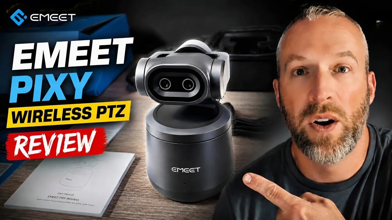 Wireless PTZ Camera?? New EMEET PIXY Wireless Review