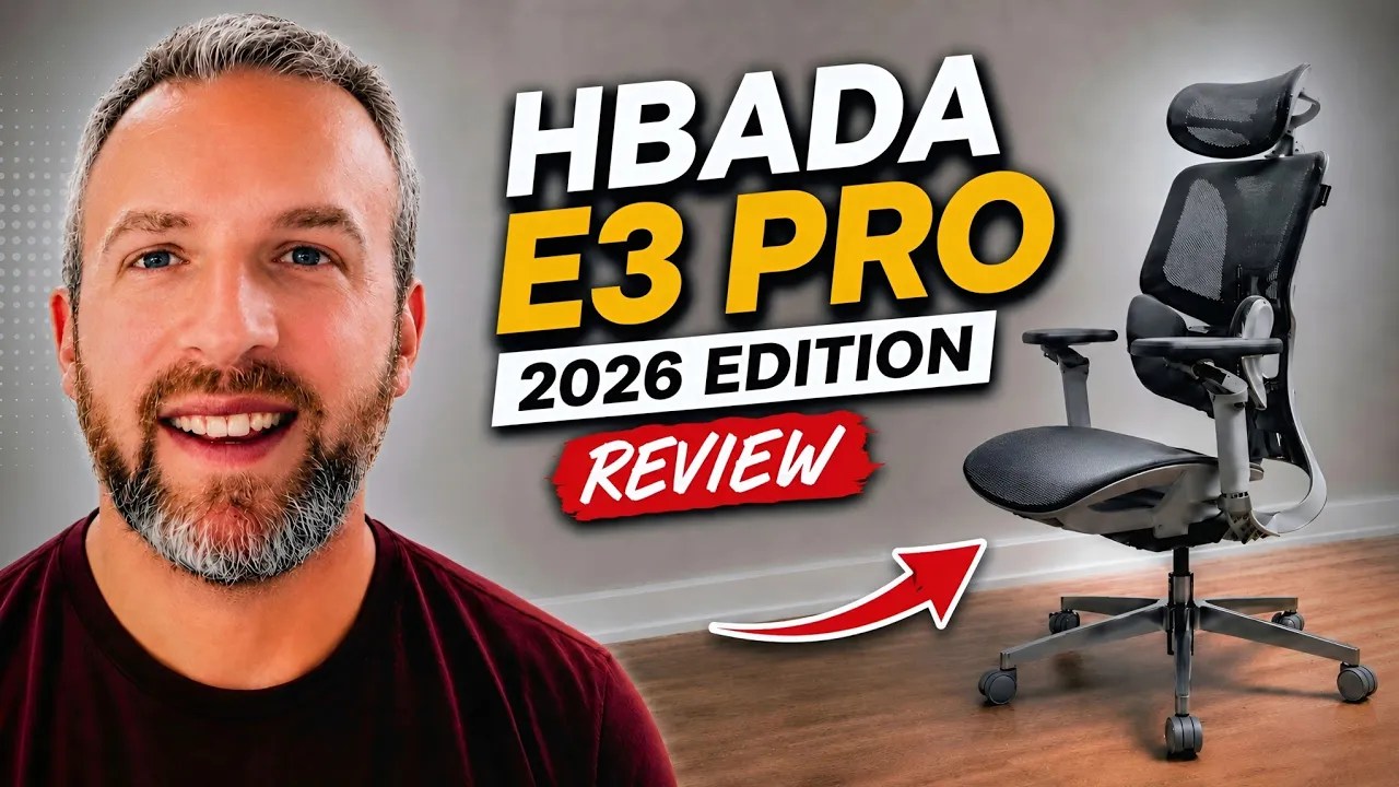 BEST Ergonomic Office Chair Around $500? HBADA E3 Pro 2026 Edition Review