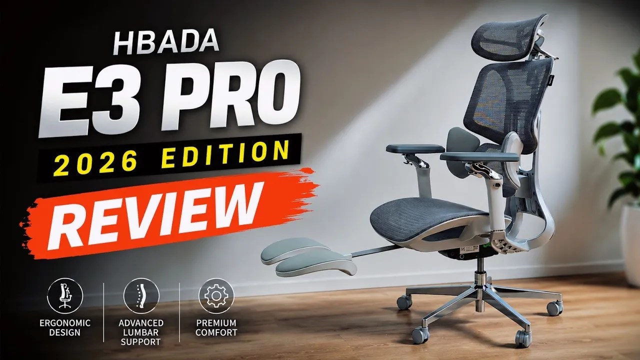 BEST Ergonomic Office Chair Around $500? HBADA E3 Pro 2026 Edition Review