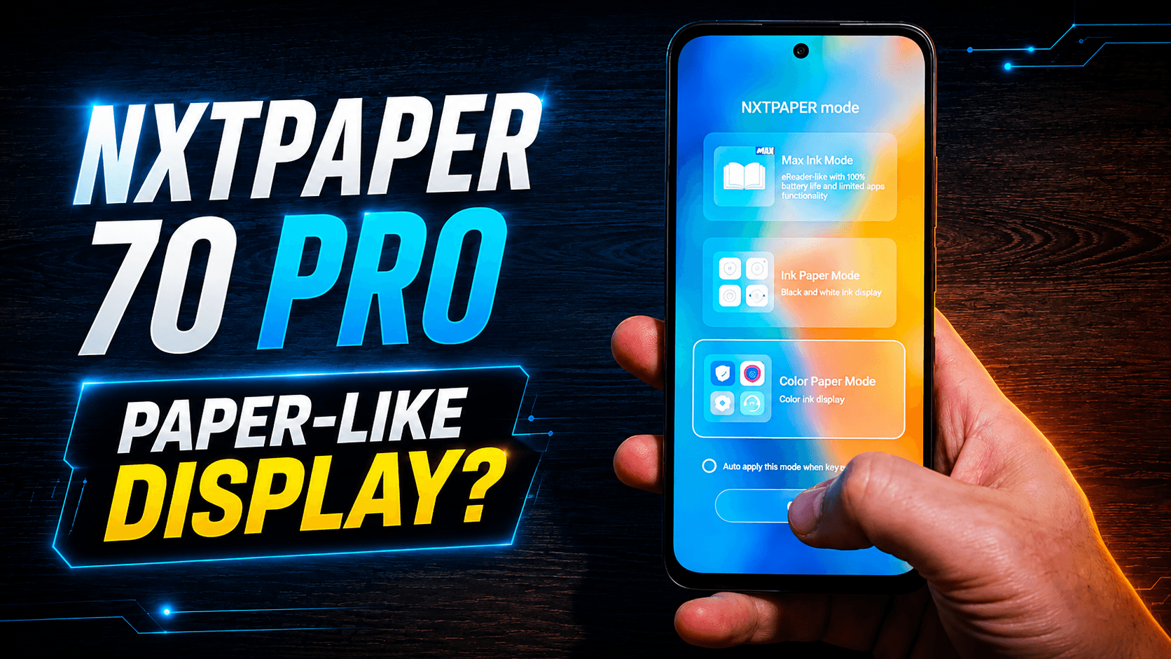 Smartphone with a Paper-Like Display?? TCL NXTPAPER 70 Pro Review