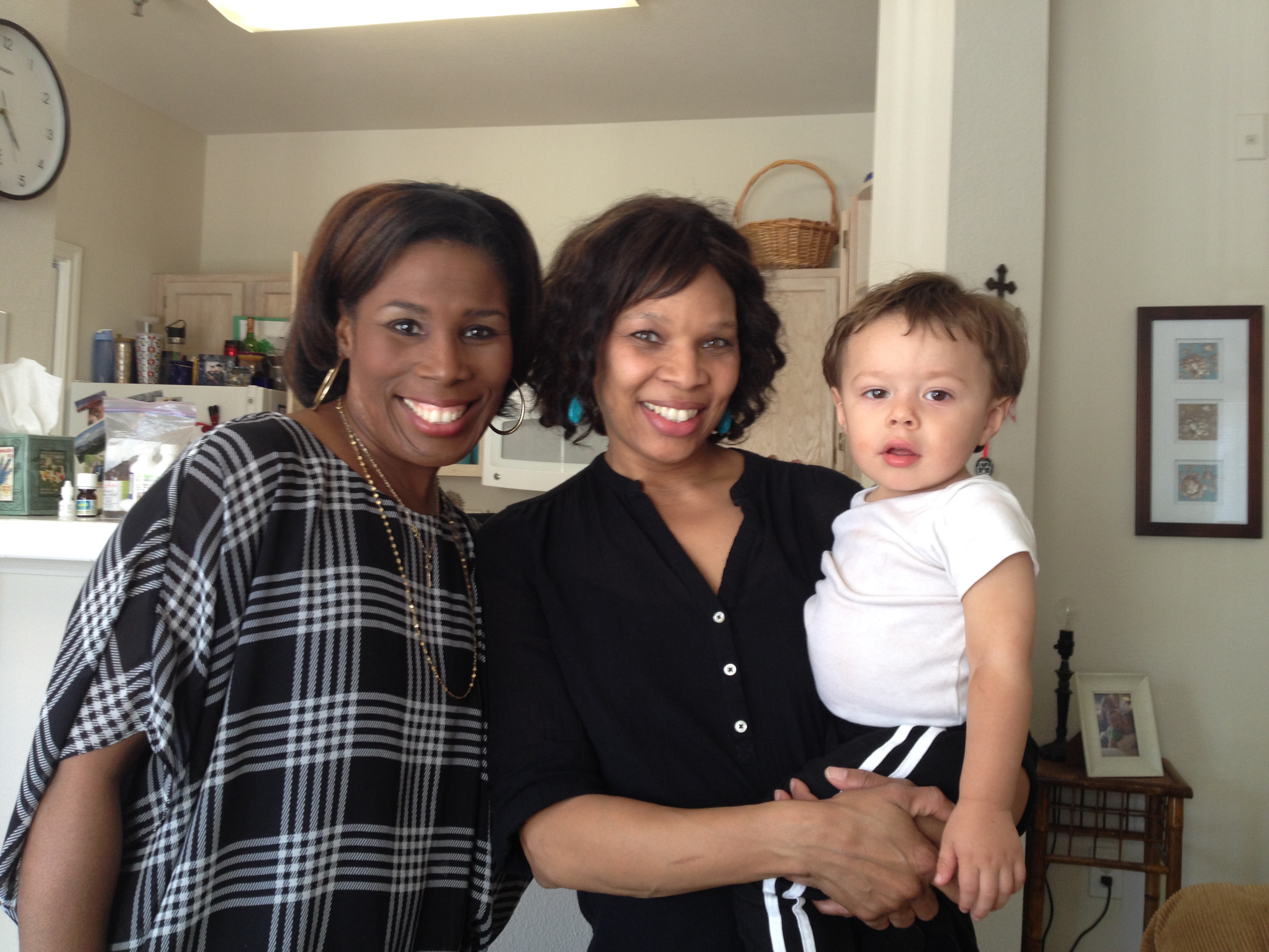 An older picture of Rose, Lucindra, and AJ.