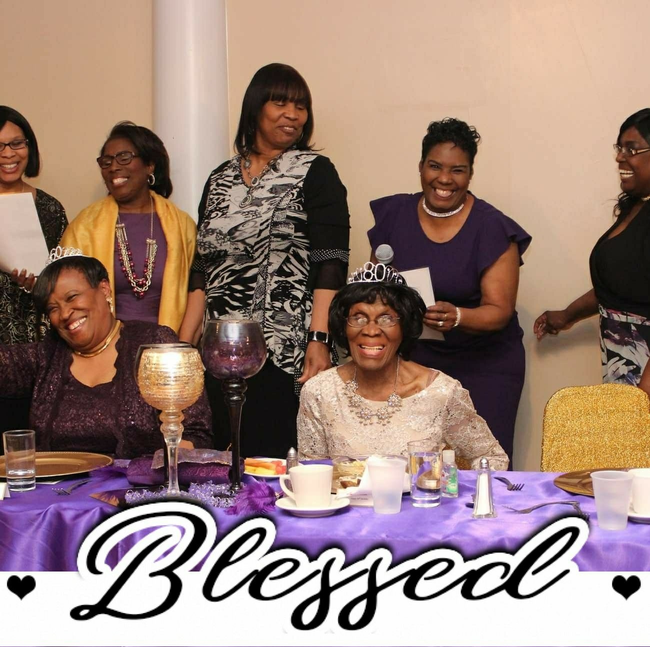 At Rose's mother and oldest sister birthday parties.