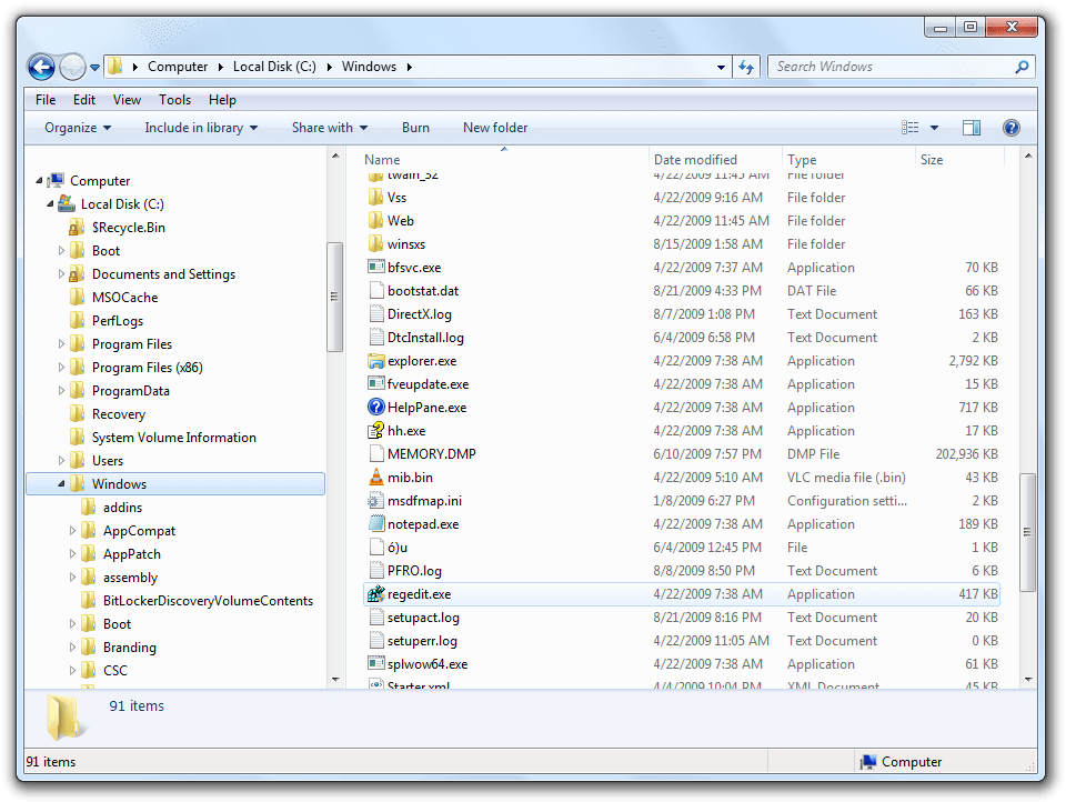 01windows7explorerwindowwithshowfileextensionsenabled