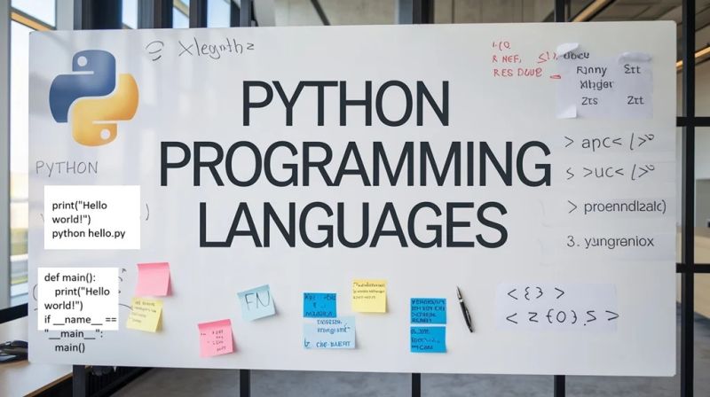 Python Programming Language For Beginners - Beautiful Vintage Image - Ultra HD