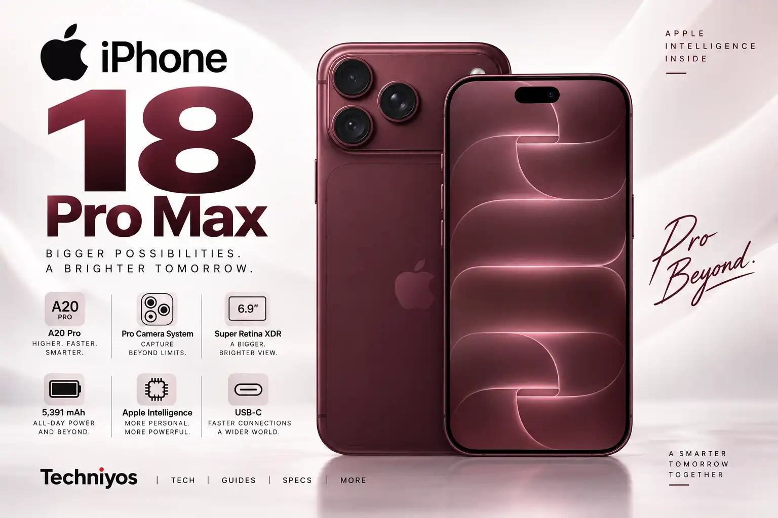 iPhone 18 Pro Max Full Specifications