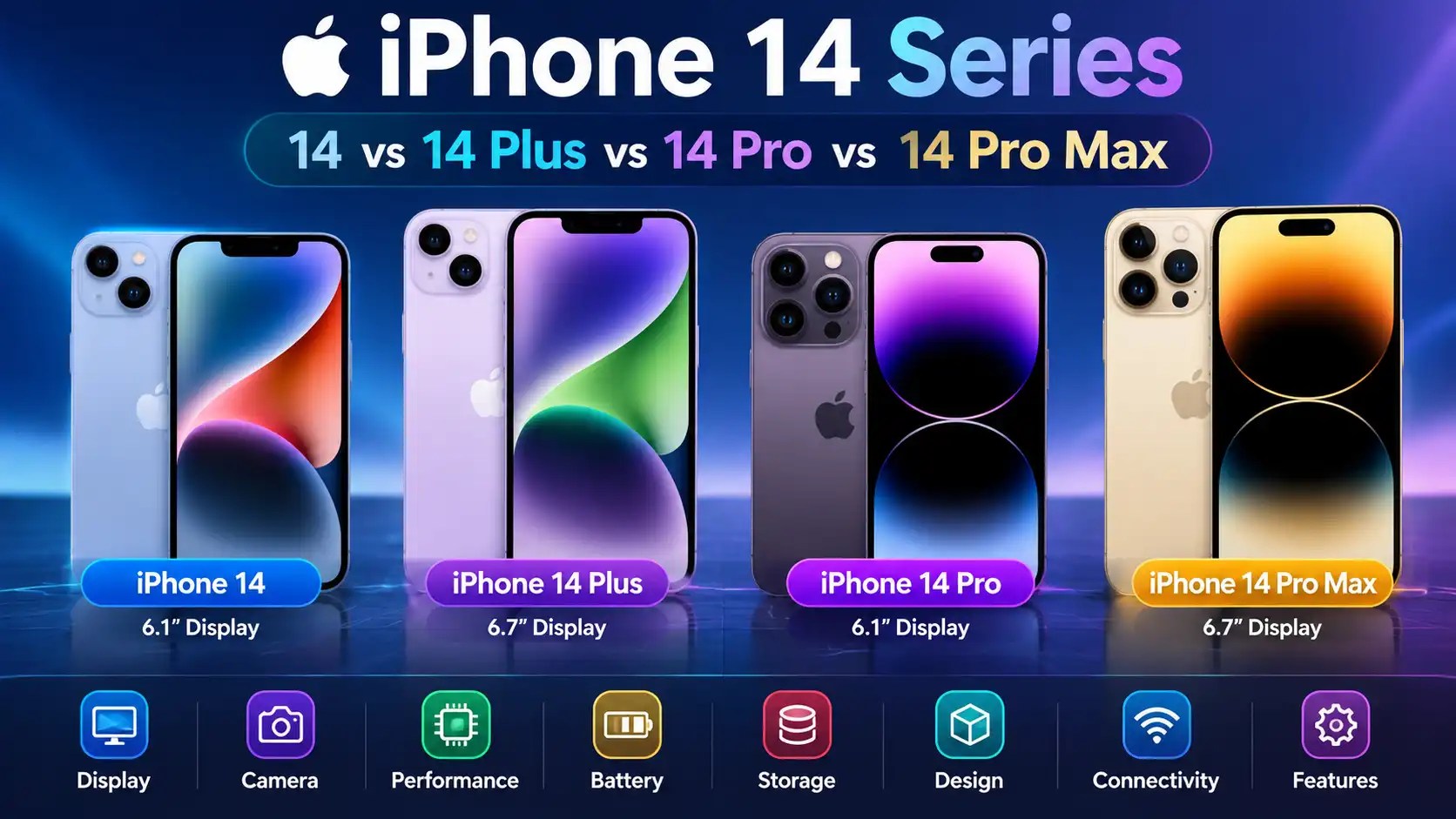 iPhone 14 vs 14 Plus vs 14 Pro vs Pro Max: Full Comparison