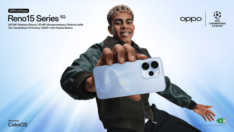 OPPO Reno15: Uchwyć siebie i świat jak nigdy przedtem