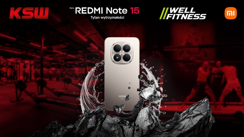 REDMI Note 15: Tytaniczna wytrzymałość w klatce KSW