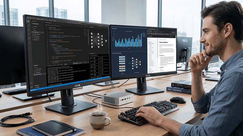 Asus Ascent QN10: mini-PC z układem Snapdragon X2 Elite