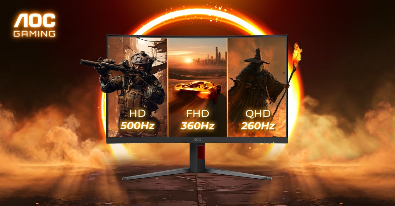 AOC GAMING CQ32G4ZA: Trzy tryby odświeżania w jednym monitorze