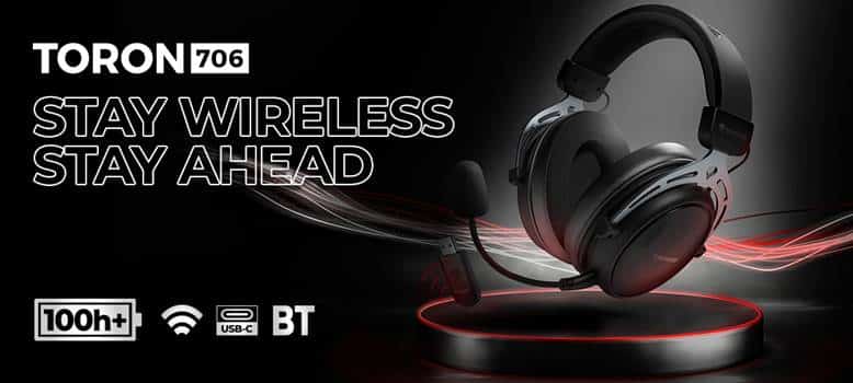 GENESIS Toron 706: bezprzewodowy headset z czasem pracy do 100 godzin