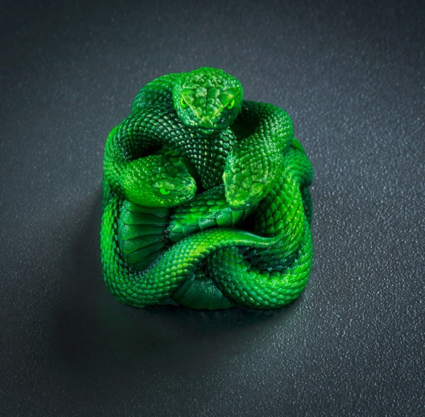Poznaj Razer Artisan Keycap – Triple-Headed Snake Edition! – w stronę absolutnej perfekcji