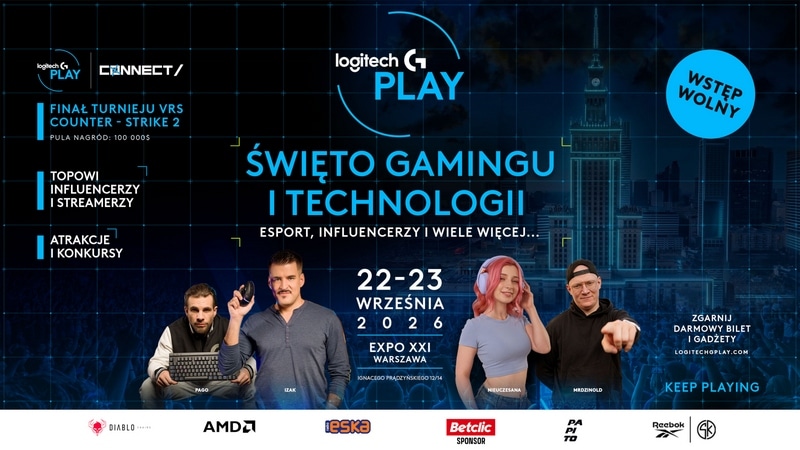 Logitech G PLAY Connect: Ponad 250 000 zł w nagrodach