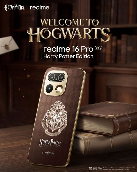 Realme 16 Pro Harry Potter Edition inspirowany Hogwartem: ujawniony design